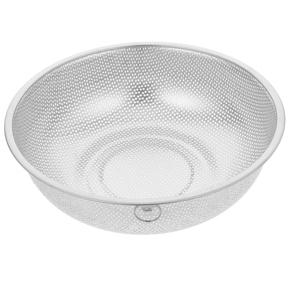 Raindrops Stainless Steel Rice Washer Strainer Large Capacity Kitchen Colander for Washing Rice and Vegetables