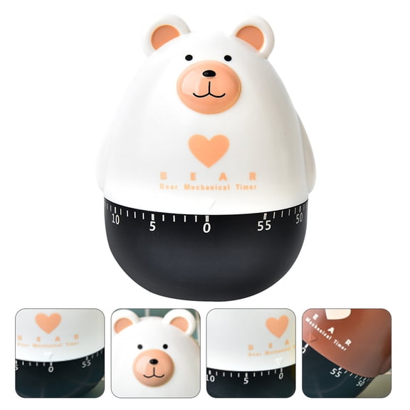Raindrops  Kitchen Timers for Cooking Cute Mechanical Convenient Bear Student