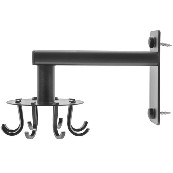 USHOBE 1Set Punch Free Wall Hooks Aluminum Rotating Adhesive Hooks for Bathroom Kitchen