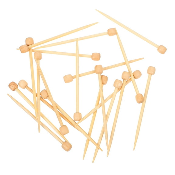 Raindrops Knitting Accessories 20Pcs Wood Knitting Sticks Single Pointed For Kids And Friends