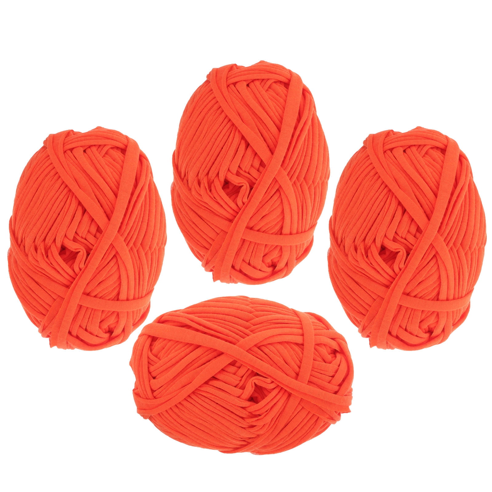 Raindrops Handmade Orange Crochet Yarn for Knitting, Crafting, Projects, and Unique Home Decor Creations