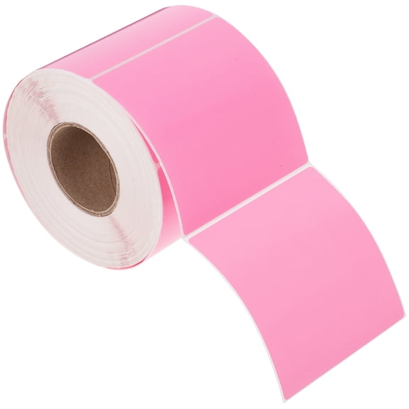 Raindrops Labels Stickers Thermal Label Paper 8.00X8.00X0.10CM Pink