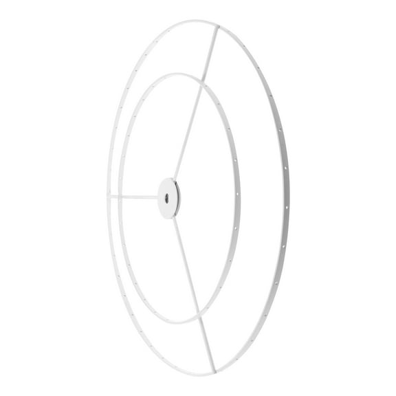 Raindrops Lamp Shade Adapter Ring For Pendant Light White 1Pcs