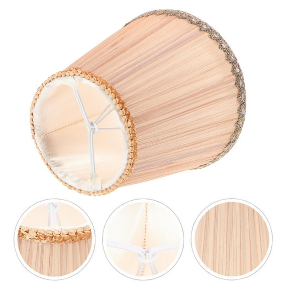 Raindrops Lamp Shades for Wall Lamps Retro Style Clip Beige Lampshade Pendant