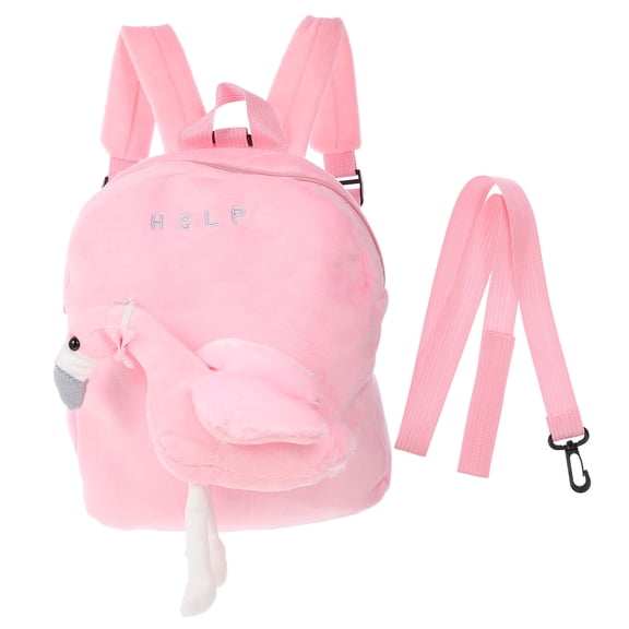 Raindrops Large Capacity Travel Backpack for Plane Trips with Flamingo Design, and Spacious Bag