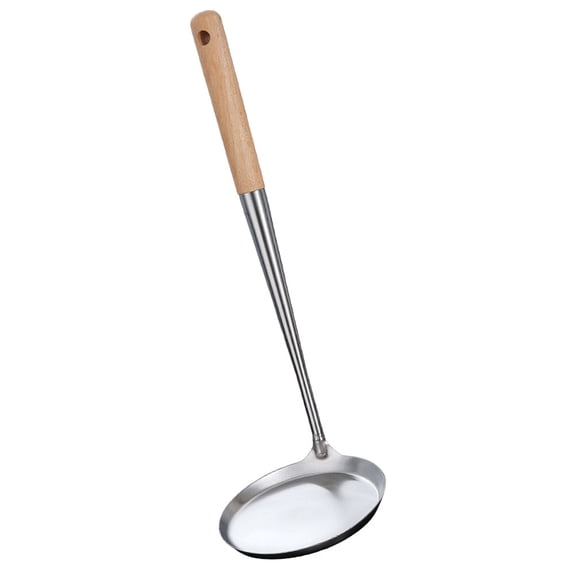 Raindrops Large Cooking Spoon with Ergonomic Handle, Kitchen Utensil for Stirring, Frying, Food Prep, and Home Cooking Needs