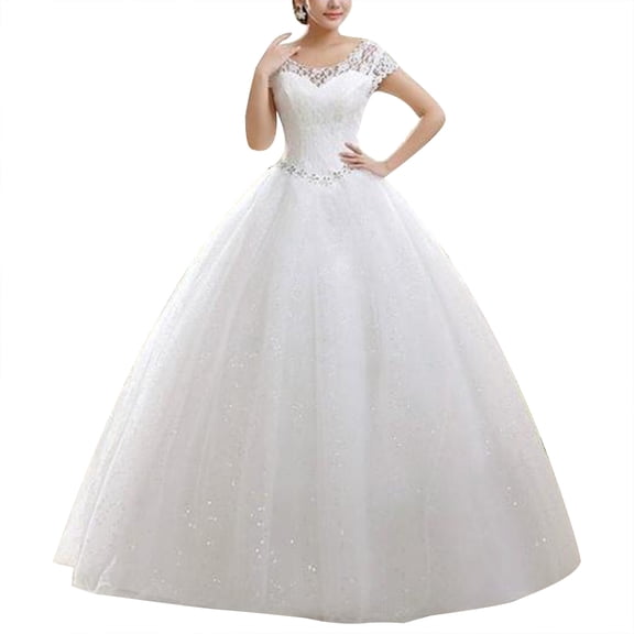 Raindrops  Large Size Bride Wedding Dress Good Workmanship Special Occasion