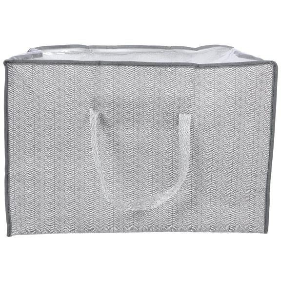 SHINYPASING Bedding Pouch Quilt Storage Bag Grey Non-woven Fabric 1Pack