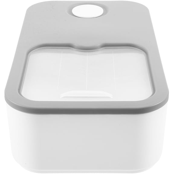 CHICHUMID Laundry Detergent Storage Container Grey Plastic with Sliding Lid for Home Use