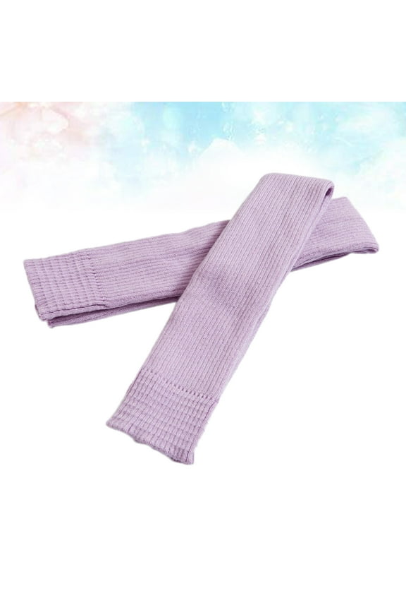 Lavender Long Pattern Ballet Dance Socks 1 Pair for Women Girls Winter Season Warmth Casual Dresses