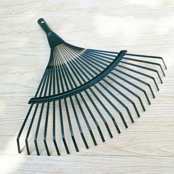 Raindrops Leaf Sweeper for Lawn 2Pcs with High Carbon Steel for Garden Cleaning