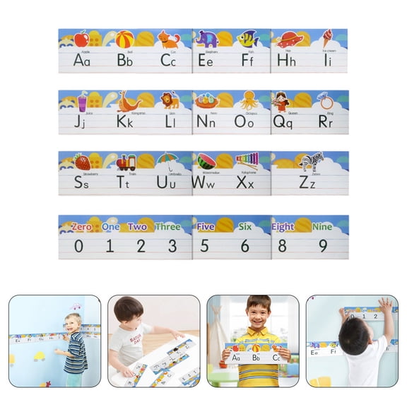 Raindrops Learning Classroom Bulletin Board Decorations 41.00X13.80X1.00CM
