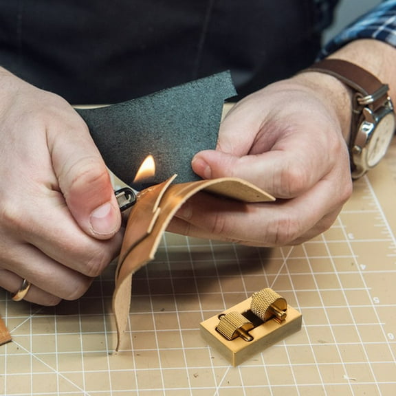 Raindrops Leather Edge Treatment Tool Working Supplies Edges Rollers Painting Golden