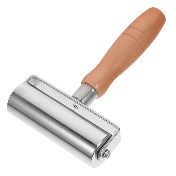 Raindrops Leather Press Edge Roller Leather Seam Roller Leather Edge Creaser With Wooden Handle Leather Rolling Craft Roller Leather Craft Laminating Tool