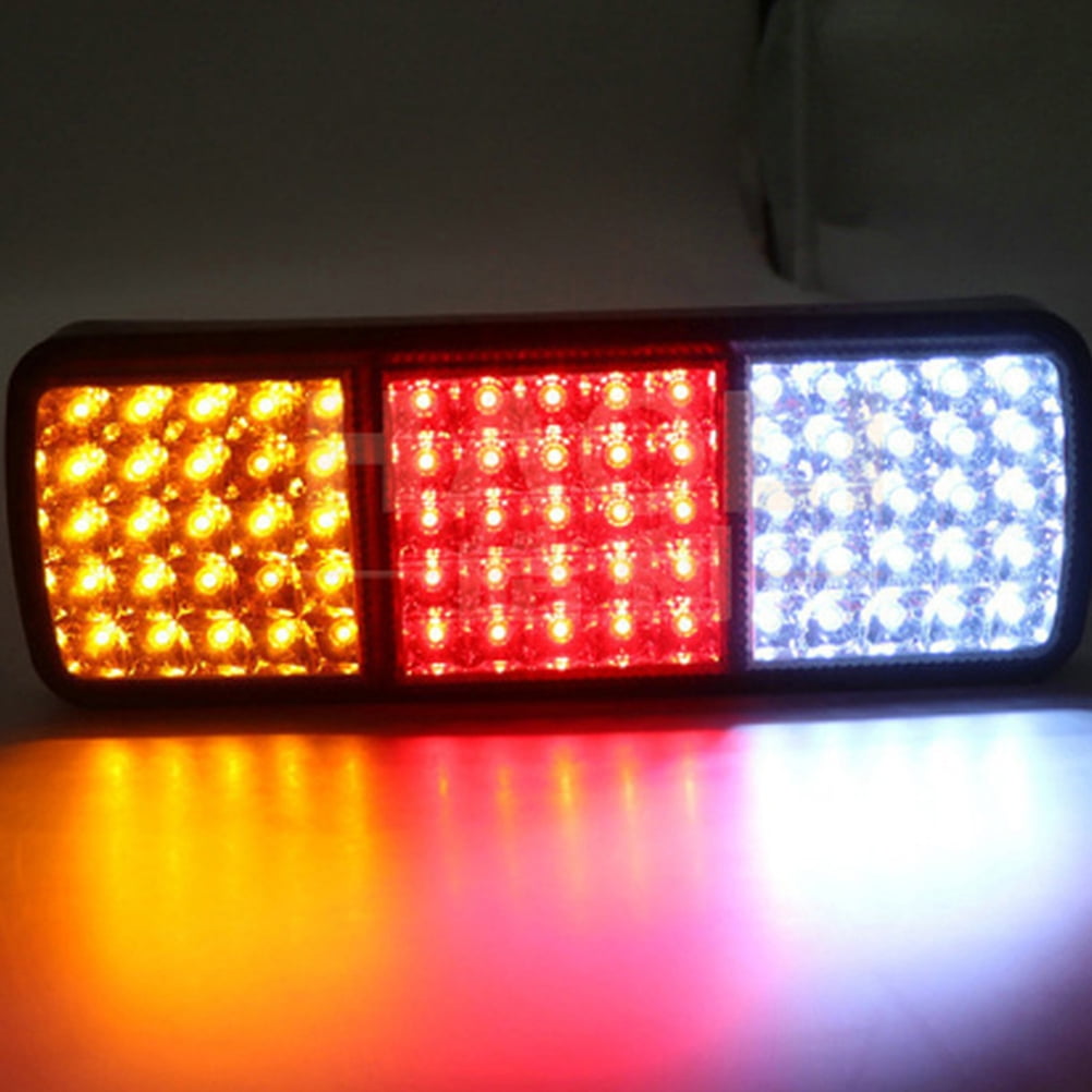 Raindrops Led Tail Lights For Trucks And Boats High Brightness Stop Rear Flash Lamp Brake Reverse Lights Ideal For Trailers Utvs And Rvs