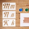 thumbnail image 1 of Raindrops  Letter Stencil Alphanumeric Template Water Washable, 1 of 8