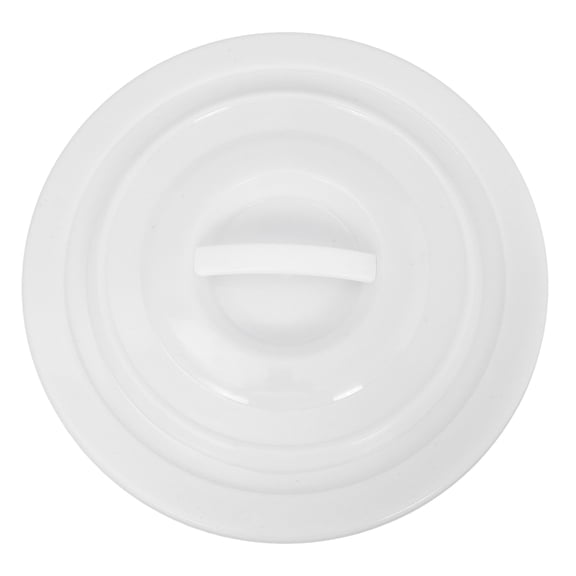 Raindrops Small White Garbage Can Lid Replacement Cover for Trashcans Enclosure and