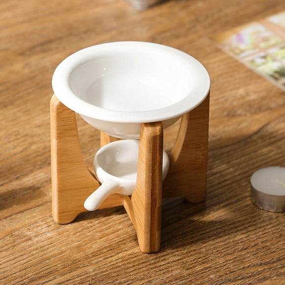 DEMACRIO Ceramic Tealight Wax Melt Warmer For Set 4.4*4.4*4.0in