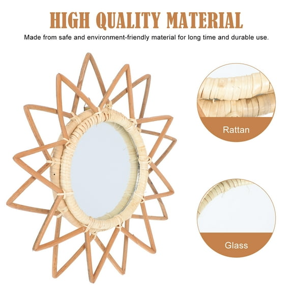 Raindrops Light Wall Mirror for Decoration Use with Chic Design and Material 1Pc