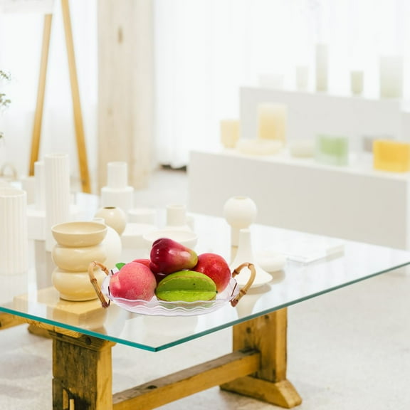 Raindrops Elegant Fruit Bowl for Home and Living Room Decor, Perfect for Parties and Everyday Serving with Stylish Design