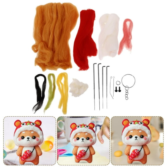 Raindrops Loom Making Girls Bracelets Lion Awakening Wool Felt