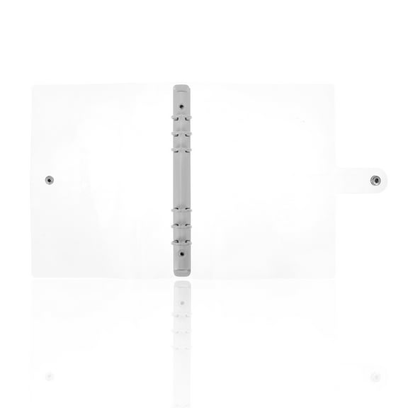 Raindrops Loose-Leaf Binder with Colorful Circle Rings, Lightweight and Durable Book Organizer for School and Office