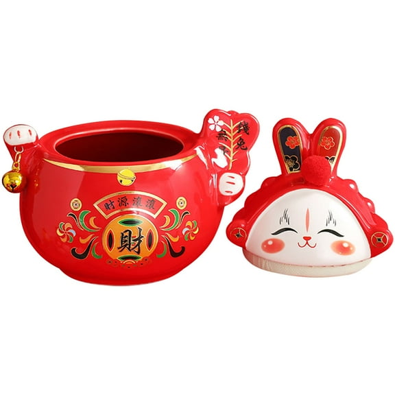 Raindrops Red Ceramic Tea Canister Ceramic Sealed Jar Keep Tea Fresh Tea Lovers Restaurant Use 1Pcs