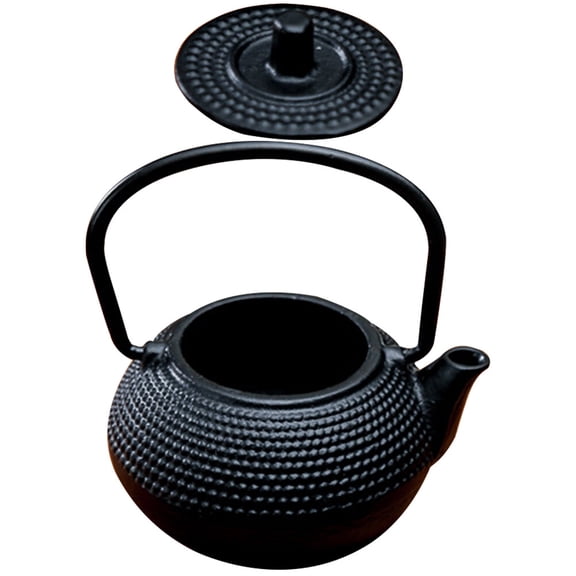 Raindrops Small Iron Tea Pot 1-Pack for Home and Office Use, Compact 7.20 x 7.00 x 6.00 cm