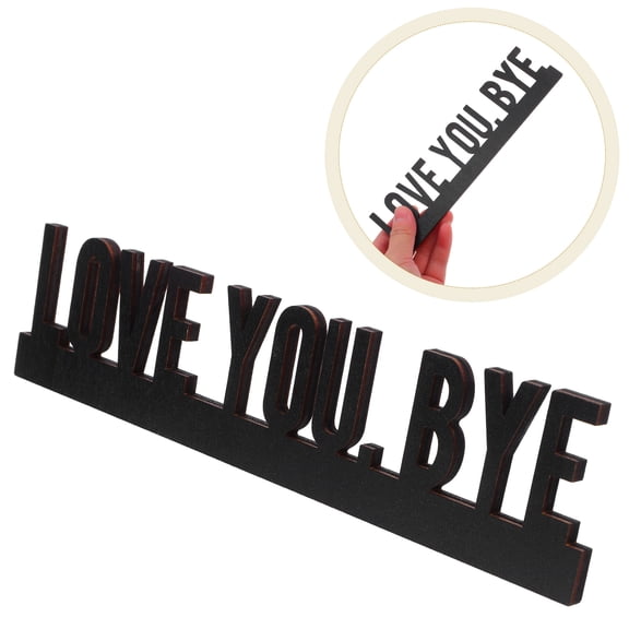 Raindrops Love You Bye Wood Sign Boho Style Wall Decoration Wooden Letters Sign For Home Wedding Party And Event Decoration