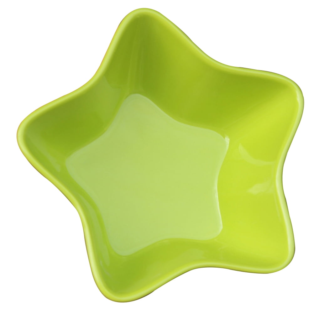 Raindrops Lovely Star Shaped Bowl for Holding Food Perfect for Serving Candies Fruits and Desserts 16x15.5x5.4cm Orange