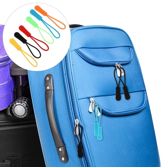 Raindrops Luggage Zipper Pull Zipper Puller Cables for Outdoor Activities 60Pcs in Various Colors