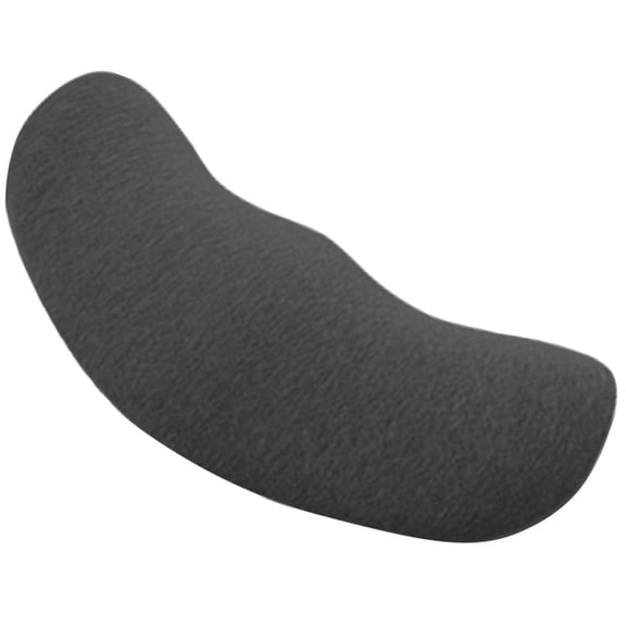 Raindrops Waist Pillow Black Polyester 1Pcs 19.7x4.7x2.8in