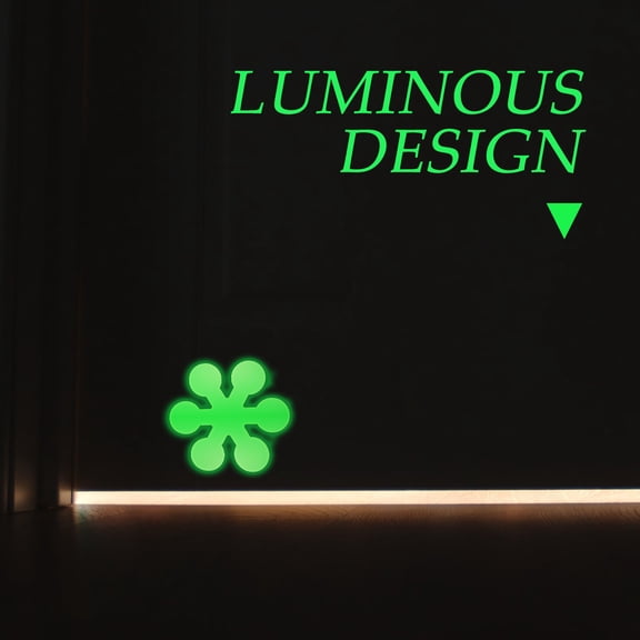 Raindrops Luminous AntiSlip Stairs Strips with Premium PEVA Rubber Material for Decor Light Green 20 Pieces