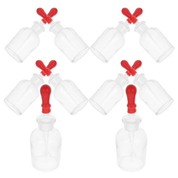 Raindrops MLINS 10pcs Small Dropper Bottles for Oil 60 ml Clear Glass Bottles with Dropper Essential Oil Bottles Empty Transparent Bottle for Travel