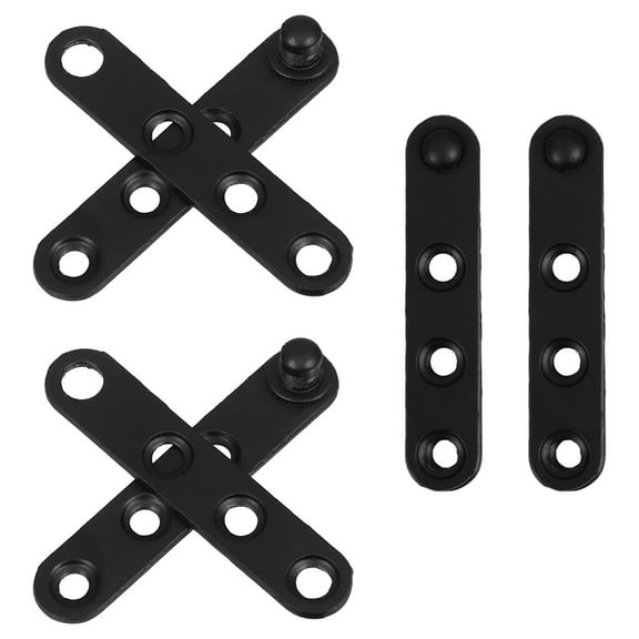 Raindrops MLINS 4PCS Flat Metal Brackets Straight Bracket Repair Plate Brace for Table Shelf