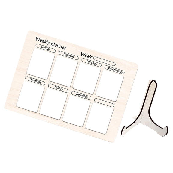 FOMIYES 1Set Magnetic Dry Erase Board with Acrylic and Wood for Home Fridge Decor