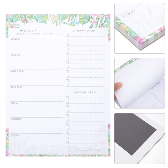 CRILSTYLEO Fridge Notepads For Parents Office Use Planner 1Pack 10.2X7.1X0.4In