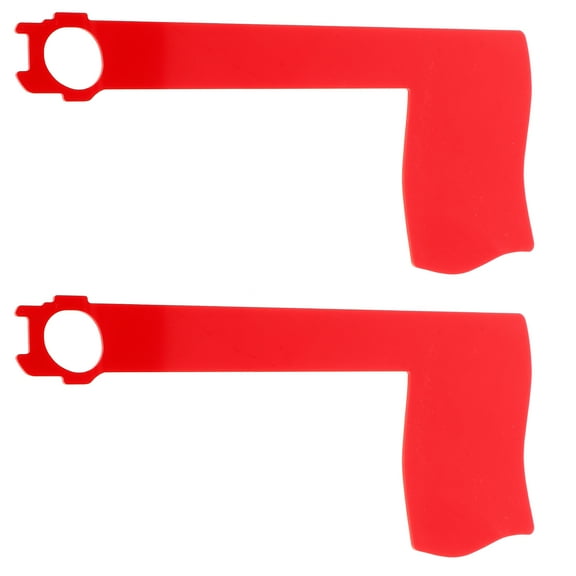 Raindrops Wall Mount Mailbox Flag Universal Red Mailbox Flag 2Pcs