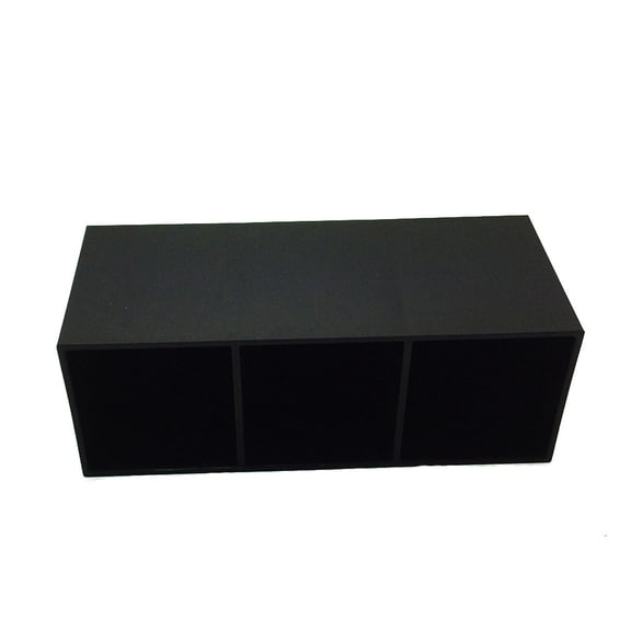 Raindrops Makeup Brush Cup 1Set Black Plastic Cylinder Organizer for Cosmetics Brushes Vanity Table