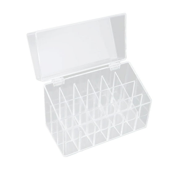 Raindrops Makeup Display Stand Lipstick Case Cases Gloss Organizer Organizers White