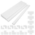 thumbnail image 1 of Raindrops  Management Cord Hider for Wall Self-adhesive Wiring Trench Set, 1 of 8