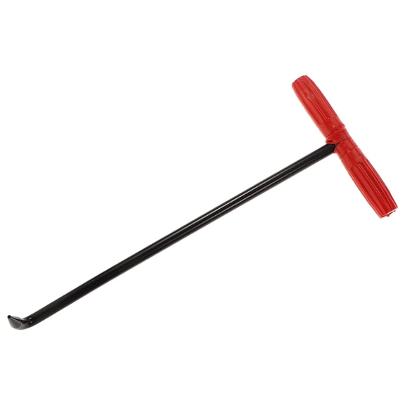 Raindrops Manhole Cover Lifting Hook T-Handle Tool for Sewer Maintenance, Iron with Grip for Easy Access and Daily Use