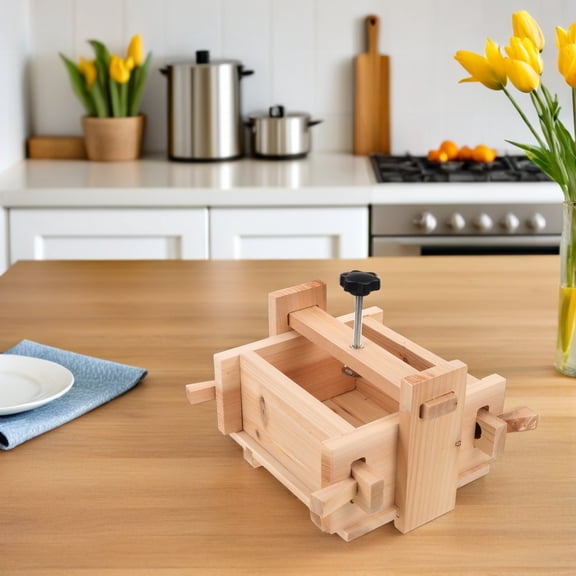 FOMIYES Sturdy Beige Tofu Press for Homemade Tofu Making and Storage