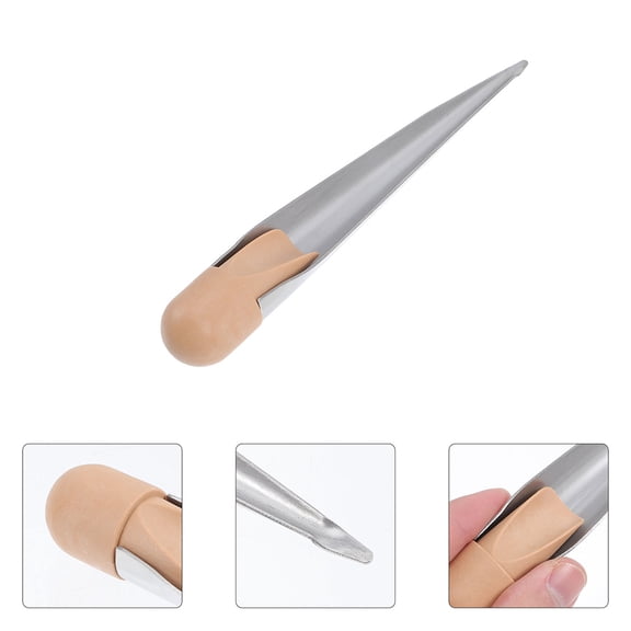 Raindrops Stainless Steel Marine Rope Splicing Tool with Wood Handle for Boat Use Durable Compact Design