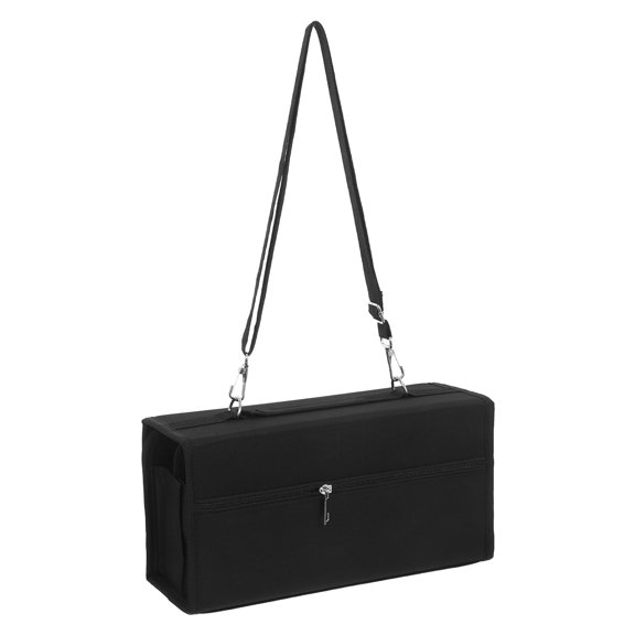 Raindrops Marker Storage Bag Black with Easy Access Display and Portable Carrying Handle