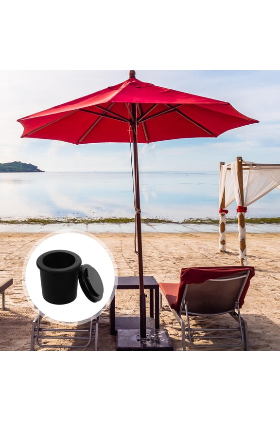 Masteelf 1 Set Umbrella Wedge and Hole Ring for Outdoor Patio Umbrella Parts