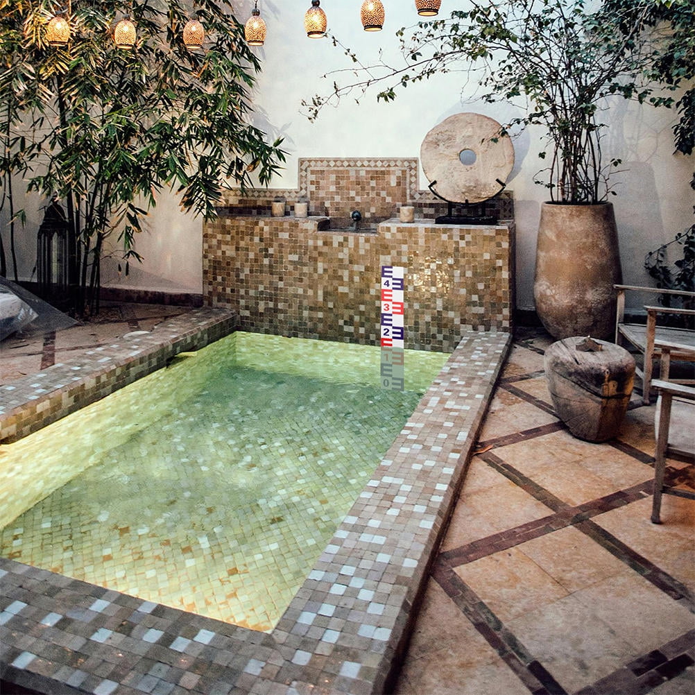 Raindrops Masteelf Water Depth Sticker 1 Set Water Level Scale ...