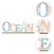 Raindrops Mediterranean Ocean Style Table Decor Sign in Assorted Colors, Material for Stylish Home Decoration