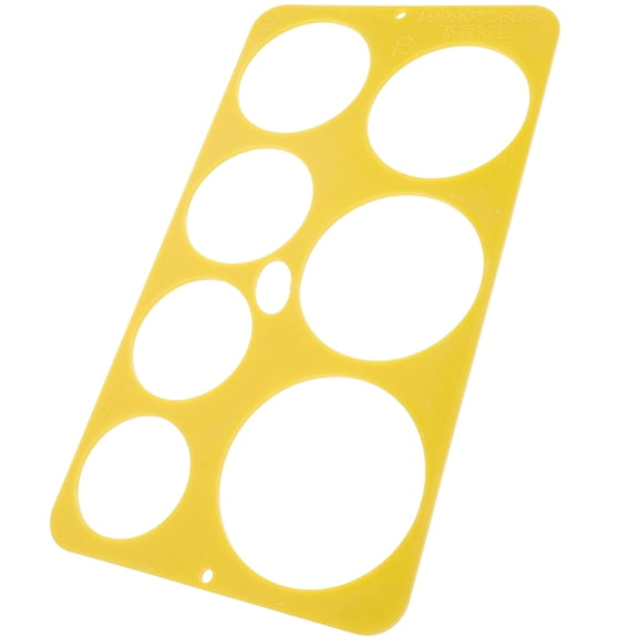 USHOBE Fruit Measuring Ruler For Diameter Measurement Plastic 1Pcs 10.53x5.86x0.12in