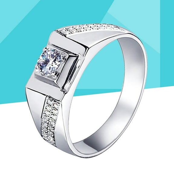 Raindrops Adjustable Open Ring for Men Fashionable for Him with Fine Craftsmanship